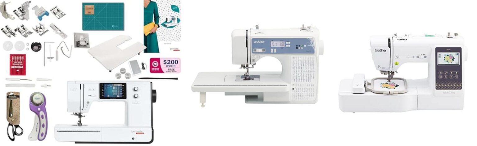 View of Top 5 Embroidery & Quilting Sewing Machines Reviewed